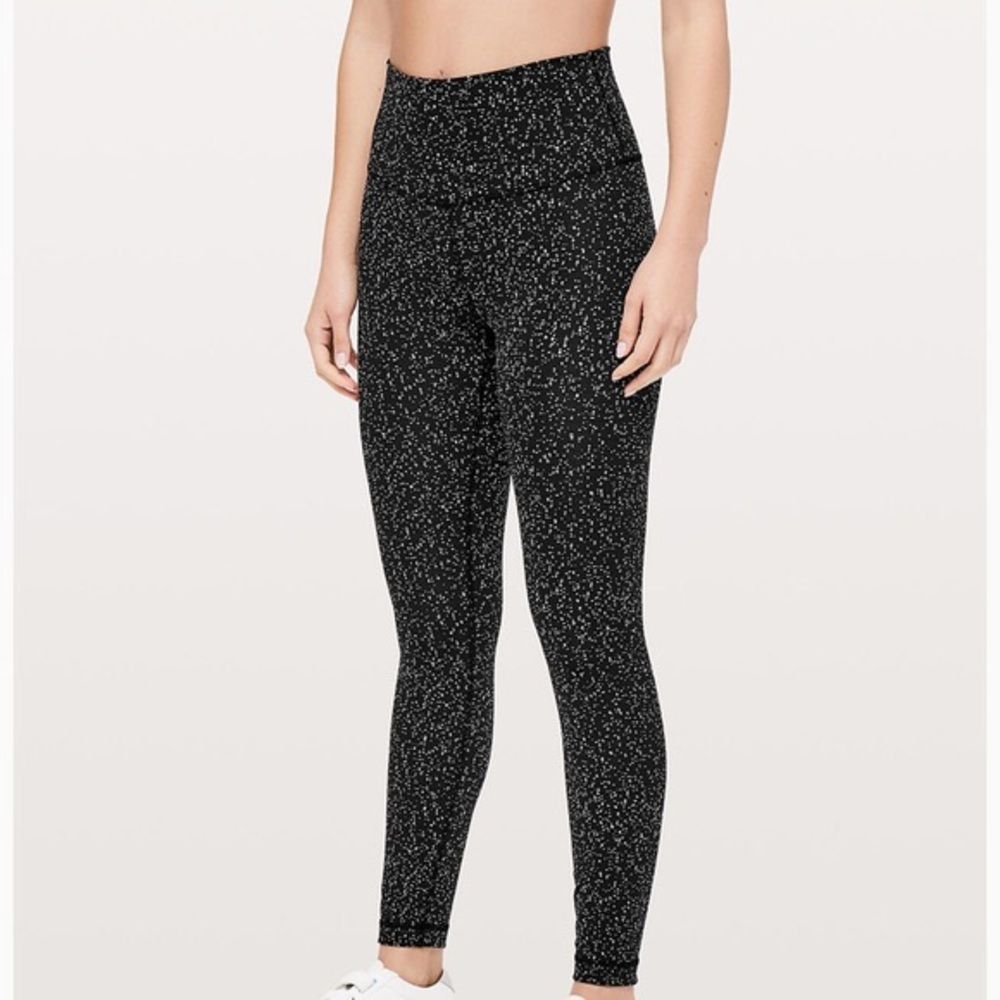 Lululemon Leggings (Black with White Dots)